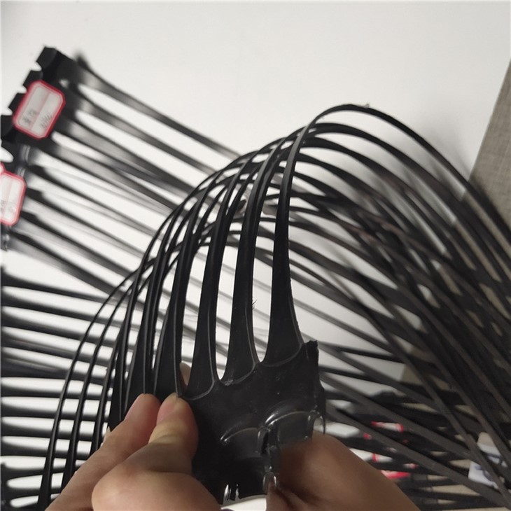 Geogrid Uniaxial Pou Estabilizasyon pant